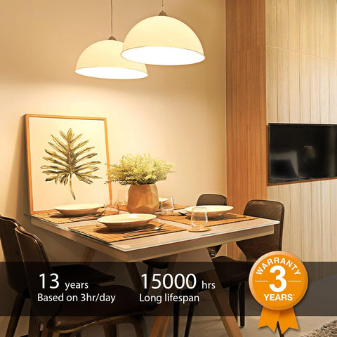 E14 LED Spotlight Bulbs 7.2W R50 Warm White 6 Pack