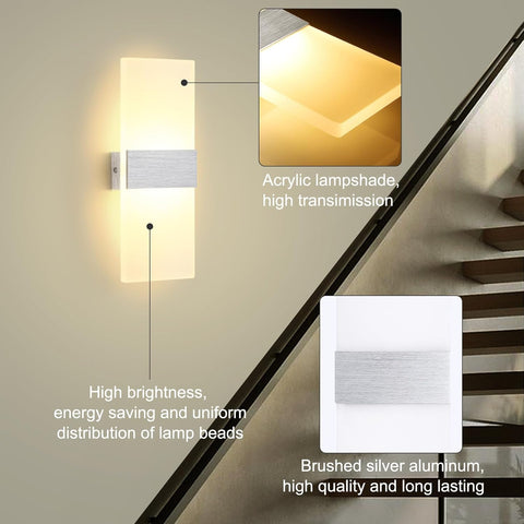 Minimalist Wall-Mounted LED Light Fixture UK

