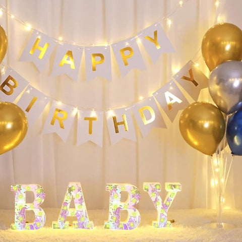 Light Up Letters, Glitter LED Letter Lights 18 Color Changing Diamond Alphabet Sign Night Light with Remote Control for Girls Gifts Birthday Bar Wedding Party Christmas Valentine Wall Table Decor - Y