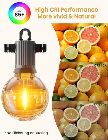 G40 LED Filament Bulbs