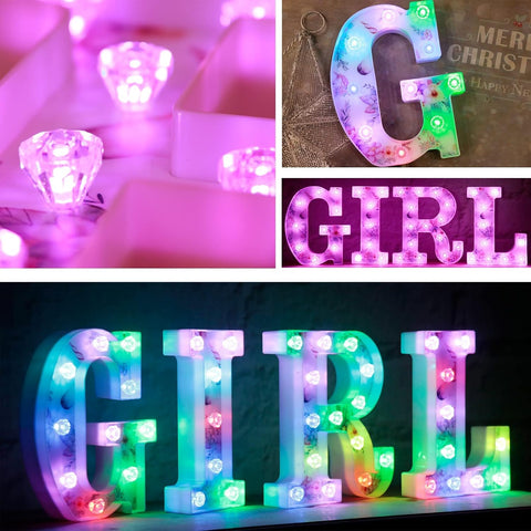 Unicorn LED Letter Light L 18 Color Remote