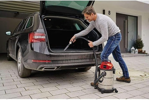 Einhell TC-VC 1820 S Wet and Dry Vacuum Cleaner – 1250W, 20L Stainless Steel Tank, Blow Function & Accessories Set