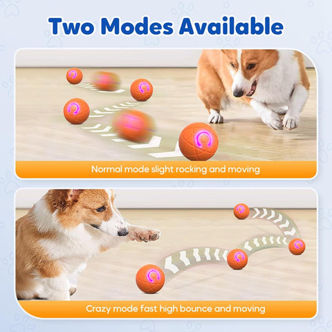Interactive Pet Toy Automatic Rolling Ball