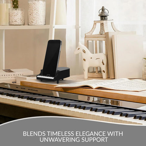 VELENTI Piano Phone Stand - Fancy Phone Holder For Bed, Office