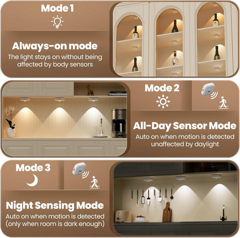 LED puck lights for wardrobe and closet UK



