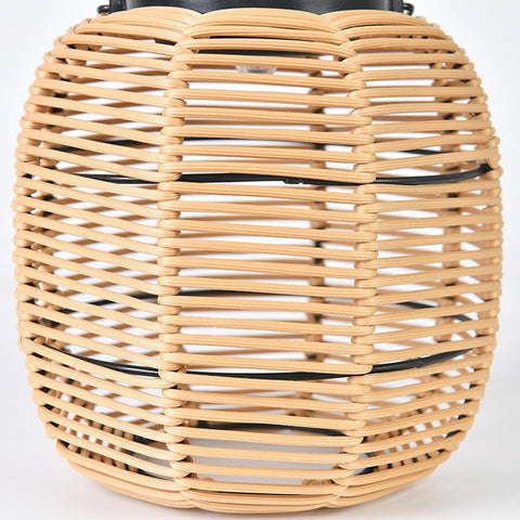 Rattan Solar Lights for Outside Rattan Woven Solar Ambient Lighting