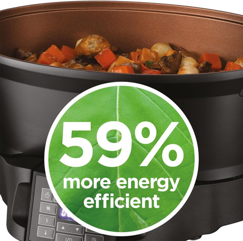 Good-to-Go 6.5L Electric Multicooker – 8 Functions: Sear, Slow Cook, Steam, Boil, Roast & Keep Warm, 750W, Dishwasher Safe