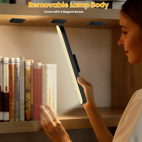 2 Pack LED Under Cabinet Lights – Rechargeable Dimmable Kitchen Lights with Touch & Remote Control, 3 Colour Temperatures - Put the Right Light Exactly Where You Need It