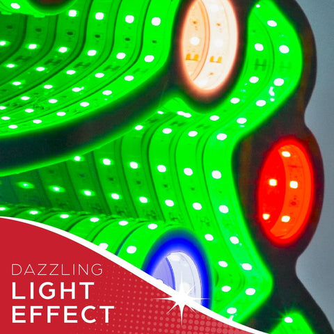 Christmas Tree Infinity Light – Multi-Coloured LED, 60cm