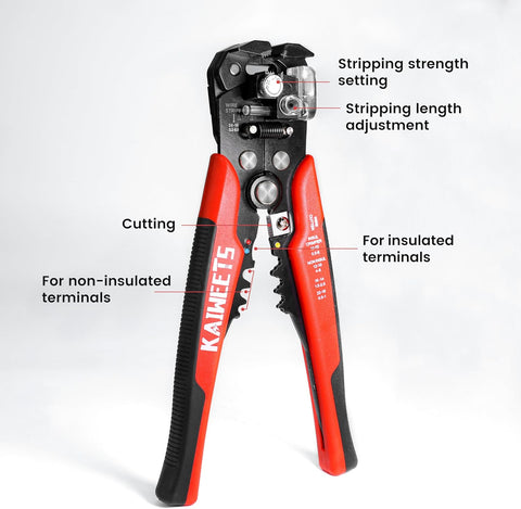 3 in 1 Wire Stripper Cutter and Terminal Crimper