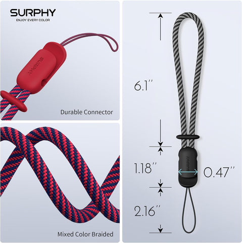 Phone Wrist Strap Lanyard Adjustable 2 Pack