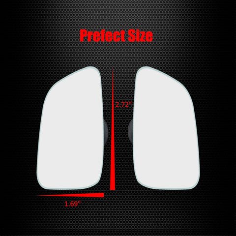 Large Frameless Blind Spot Mirrors for Cars (2 Pack)