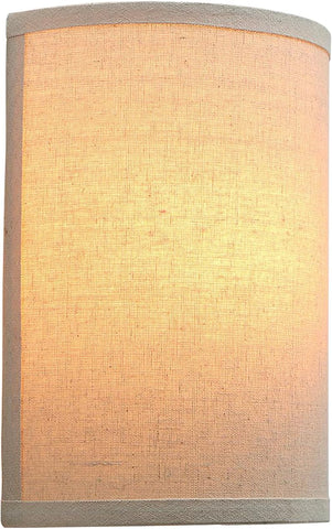 Industrial Linen Fabric Wall Sconce Vintage Night Light Lamp