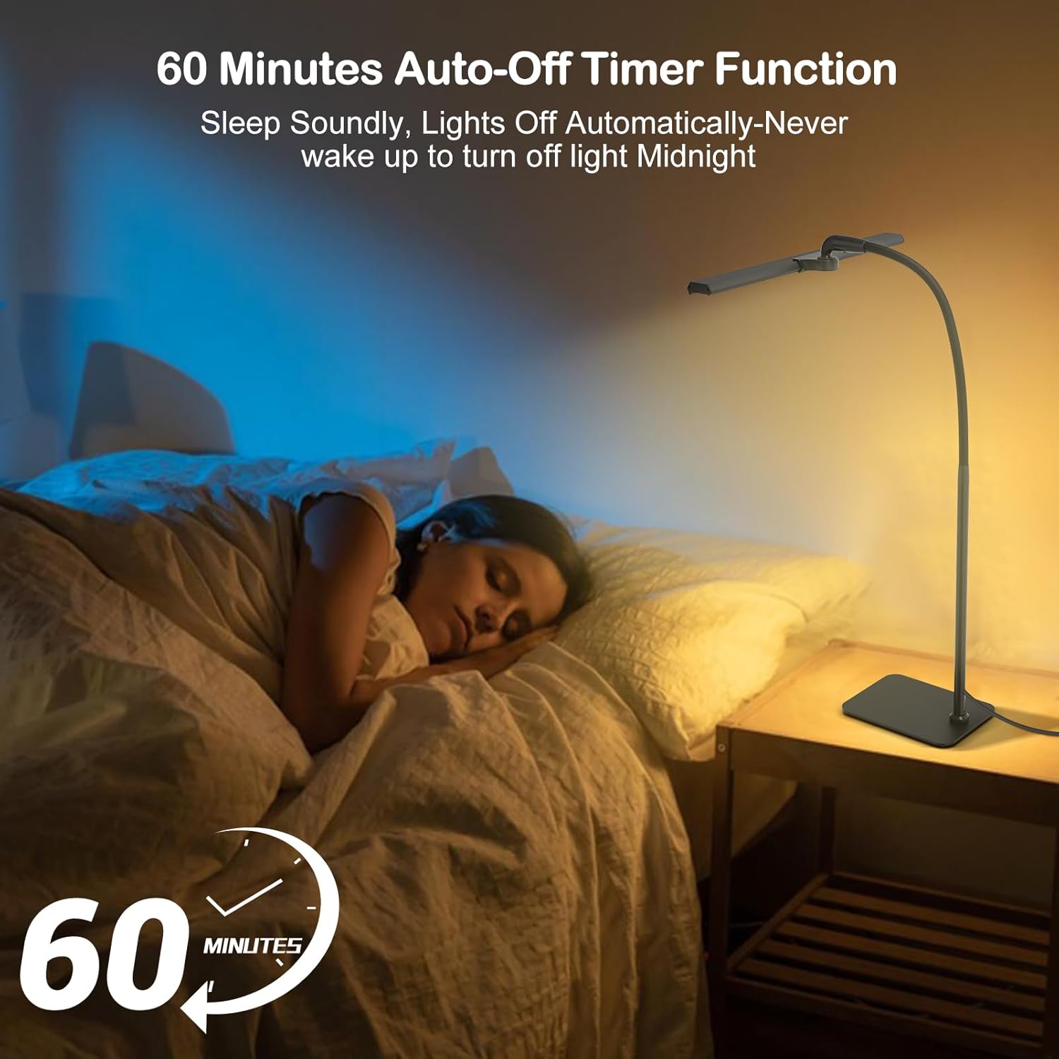 Eye-care LED desk light

