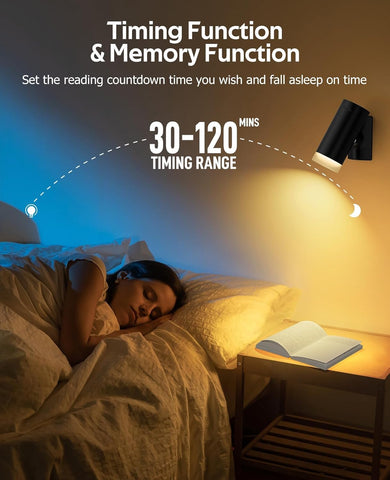 Battery Operated Wall Lights 2 Pack Rechargeable Wall Lights Indoor Touch Dimmable with Remote Control,Magnetic Wall Sconce Lights Battery Black Wireless LED Decor Lighting 3000mAh