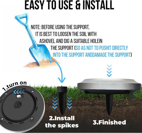 Solar Lights Outdoor Garden,8Pack Waterproof Solar Garden Lights