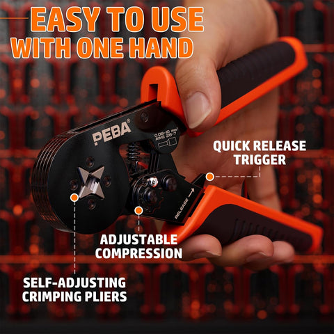 Ferrule Crimping Tool Kit 21 Sizes 0.08–10mm²