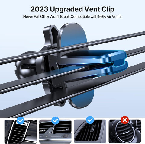 Miracase Car Phone Holder Mount – 360° Rotation with Suction Base