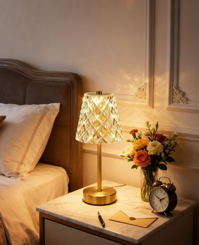 Rechargeable Cordless Table Lamp with 5200mAh Battery – Touch Dimmable LED Bedside Lamp with 3 Colour Options for Bedroom & Living Room