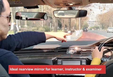 KITBEST Rear View Mirror for Driving Test with Blind Spot Mirrors