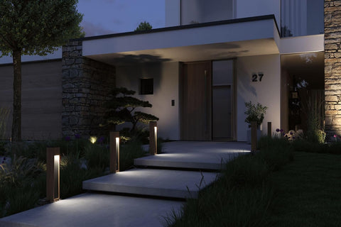 Paulmann 94678 LED outdoor luminaire bollard light Trabia IP44 600mm rectangular incl. 1x3.5 watt outdoor wood 3000K GU10