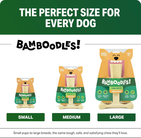 Bamboodles Dog Chew Toy – Small Beef Flavour