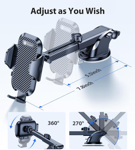 Rally Racing-Grade 3-in-1 Car Phone Holder