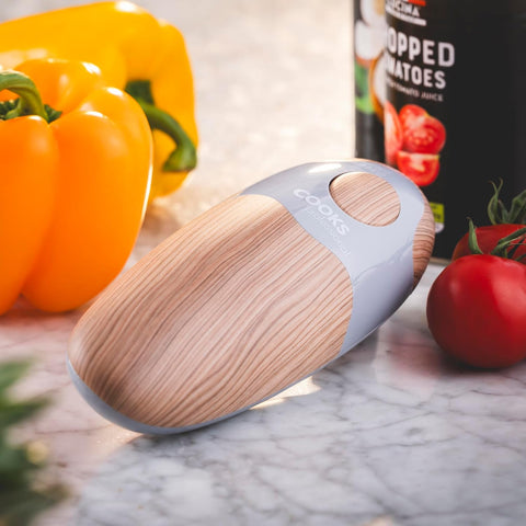 Cooks Professional Electric Can Opener – Nordic Grey, Cordless One-Touch
