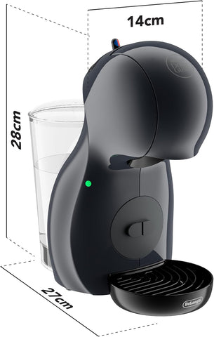 Nescafé Dolce Gusto Piccolo XS Compact Coffee Capsule Machine 15 Bar Pressure with Auto Shut-Off, Hot & Cold Beverage Maker, Black