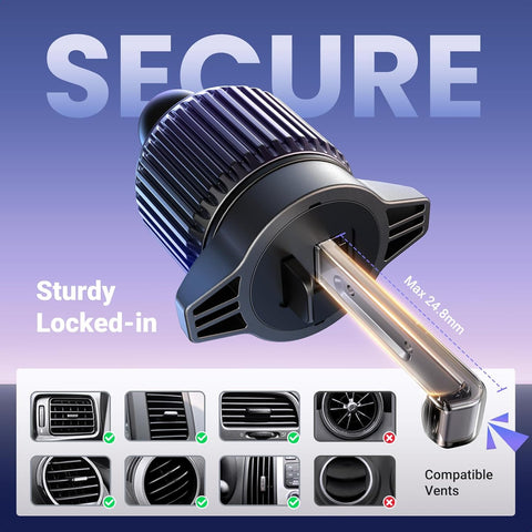 UGREEN MagSafe Car Mount for Air Vent – Magnetic Phone Holder Black