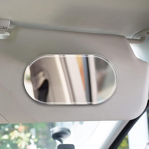 Universal Car Cosmetic Mirror - Portable Auto Vanity Mirror Small Round