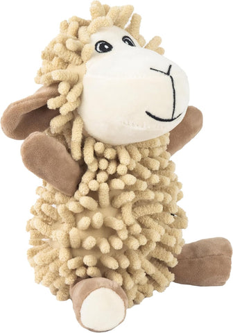 Webbox Shelby the Sheep Plush Squeaky Dog Toy
