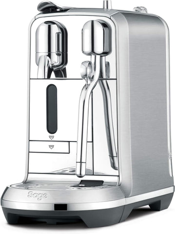 Sage Creatista Plus Coffee Machine – Automatic Pod Espresso Maker with Milk Frother Wand, Brushed Stainless Steel