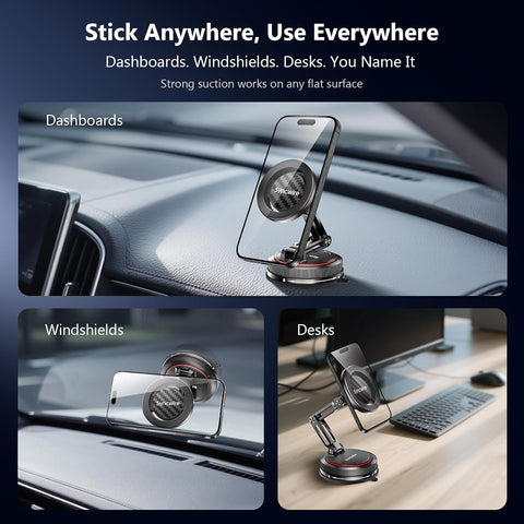 SYNCWIRE MagSafe Car Mount 3-Axis Magnetic Phone Holder