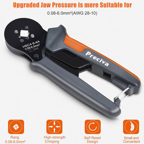 Ferrule Crimper Plier Kit with 1200 Terminal Connectors