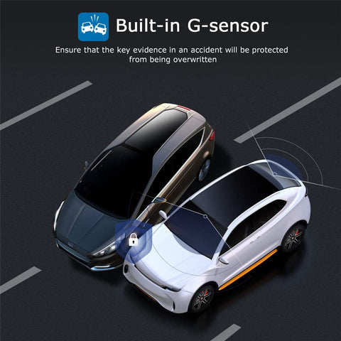 ORSKEY Dash Cam 1080P Full HD Car Camera with Night Vision