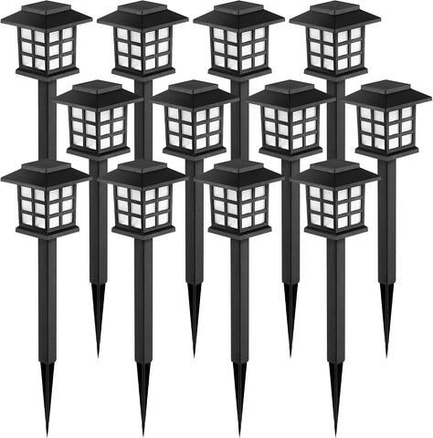 GIGALUMI Solar Lights Outdoor Garden, 16 Pack Solar Powered Garden Lights
