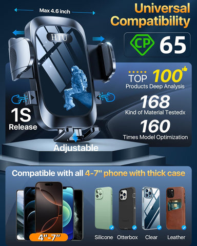 2025 Strong Suction Car Phone Holder Mount