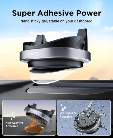 Beeasy Car Phone Holder Dashboard 360° Rotatable Non-Slip Mount