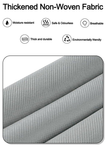 TAHAVICE Over The Door Storage Organiser, 5 Clear Window Pockets and 10 Mesh Side Pockets, Grey – Turn Unused Door Space into Smart Storage