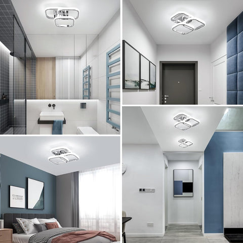 Collage of modern interior design elements including ceiling lights, walls, and furniture.