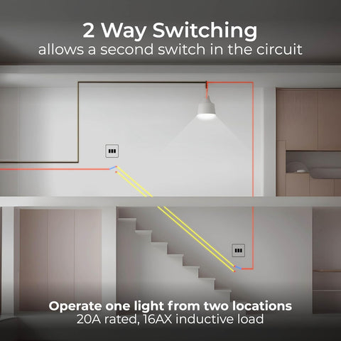Triple 2 Way Screwless Wall Light Switch Polished Copper