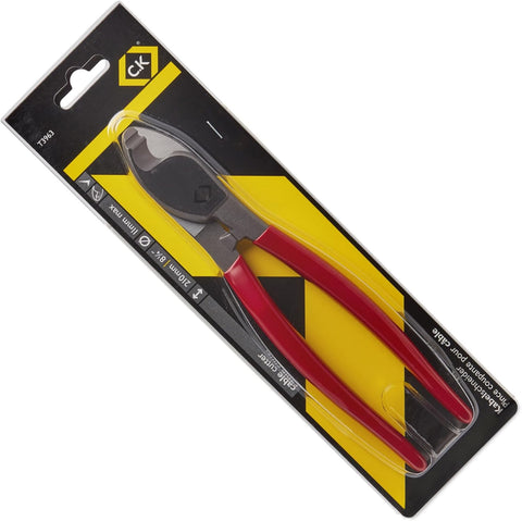 C.K 3963 CABLE CUTTER 210MM RED ERGONOMIC HEAVY DUTY COPPER & ALUMINIUM WIRE CUTTING TOOL