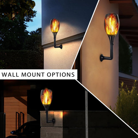 I-SHUNFA 96 LED Solar Light Outdoor Garden,43in Tall,IP65 Waterproof,4 Pack