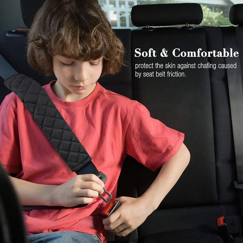 Seat Comfort Harness Pads - Soft Car Belt Cushion Covers
