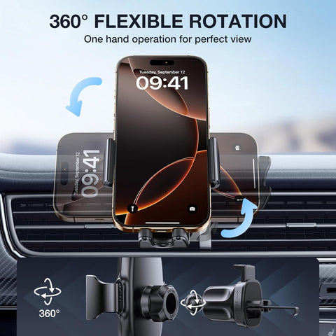 Miracase 2nd Generation Car Phone Holder with 360° Air Vent Mount