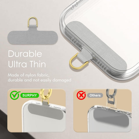 Phone Charm Pearl Crystal Beaded Strap