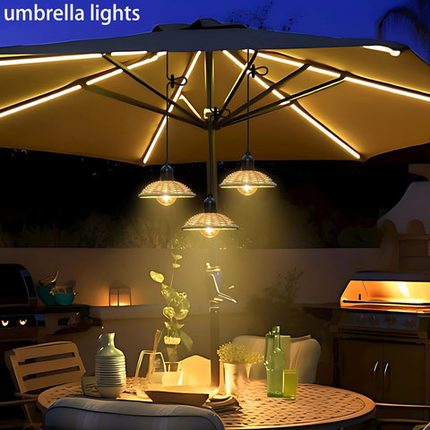3 Pack Battery Operated Pendant Lights, 7 Inch Waterproof Outdoor Chandeliers