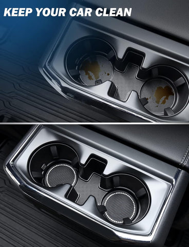 Car Cup Holder Coaster 2.67 inch Crystal Rhinestone Set of 2