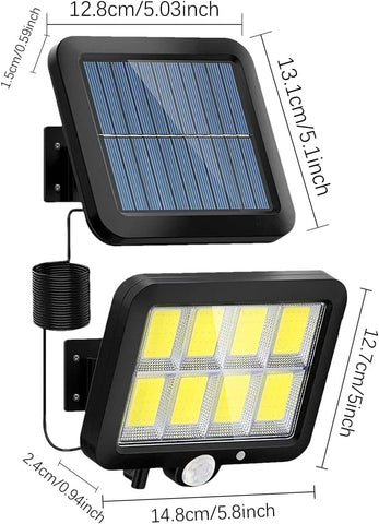 PIR motion sensor solar garden light


